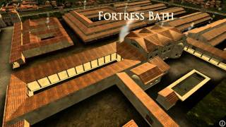 Animation of ancient Roman Fort in Caerleon Wales [upl. by Rambort]