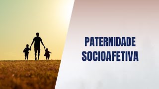 Paternidade socioafetiva [upl. by Gney894]