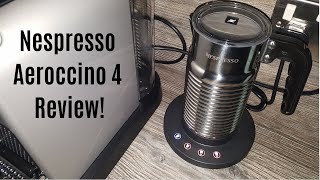 Nespresso Aeroccino 4 Milk Frother Review  Worth upgrading from the Aeroccino 3 [upl. by Nesaj]