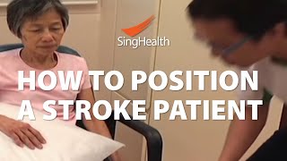 How To Position A Stroke Patient [upl. by Dloreh470]