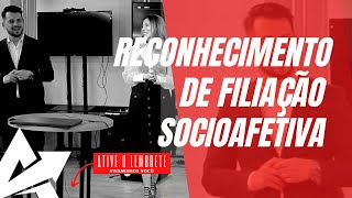 DIREITO DE FAMÍLIA Reconhecimento de filiação socioafetiva [upl. by Cahilly841]