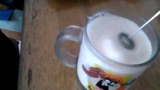 Aerolatte Review Frothing Cold Milk In Under 1 Minute [upl. by Dani531]